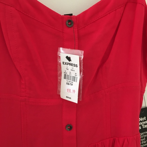 Express mini dress Coral - Picture 6 of 8